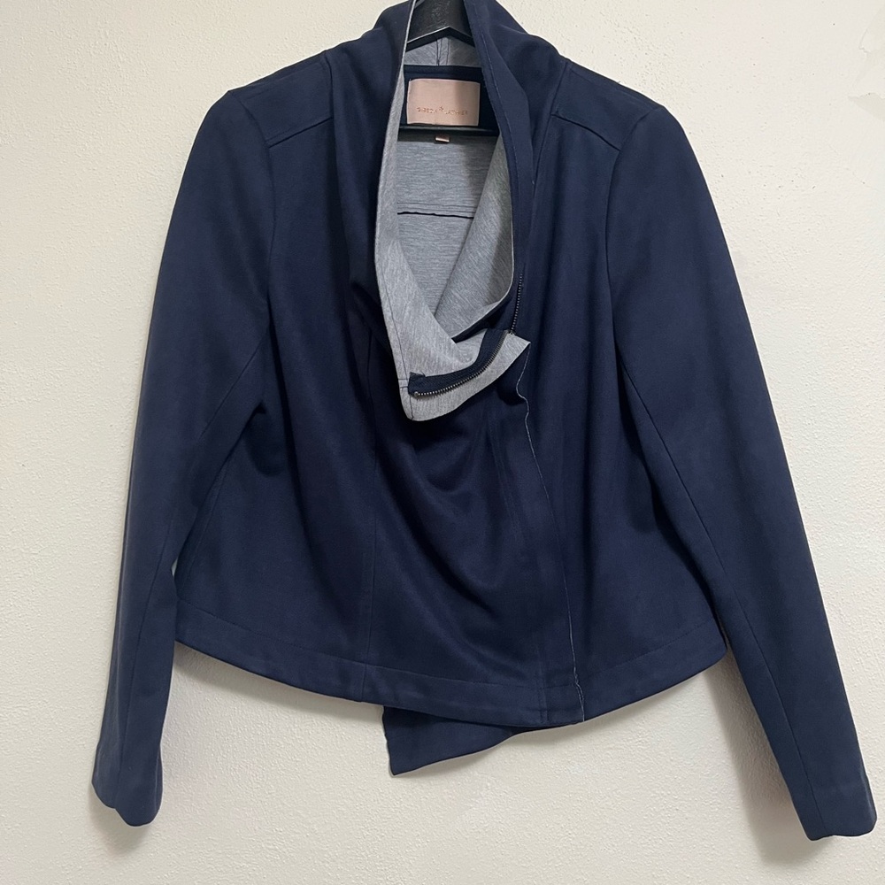 Gibson Latimer Navy and Gray Women's Blazer